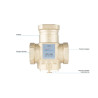 AFRISO Zawór temperaturowy ATV 556 DN32 Rp1 1/4" kvs 9 60°C 1655610